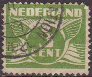 Holanda 1924-26 Scott 170 Sello Gull Gaviota 3c usado Stamps Netherlands Holland Hollande Olanda 